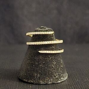 Bony Levy Diamond Coil Ring 18K Yellow Gold